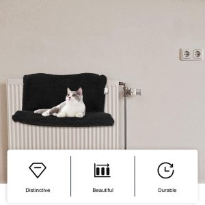 Alternative view of Cat Radiator Bed Black